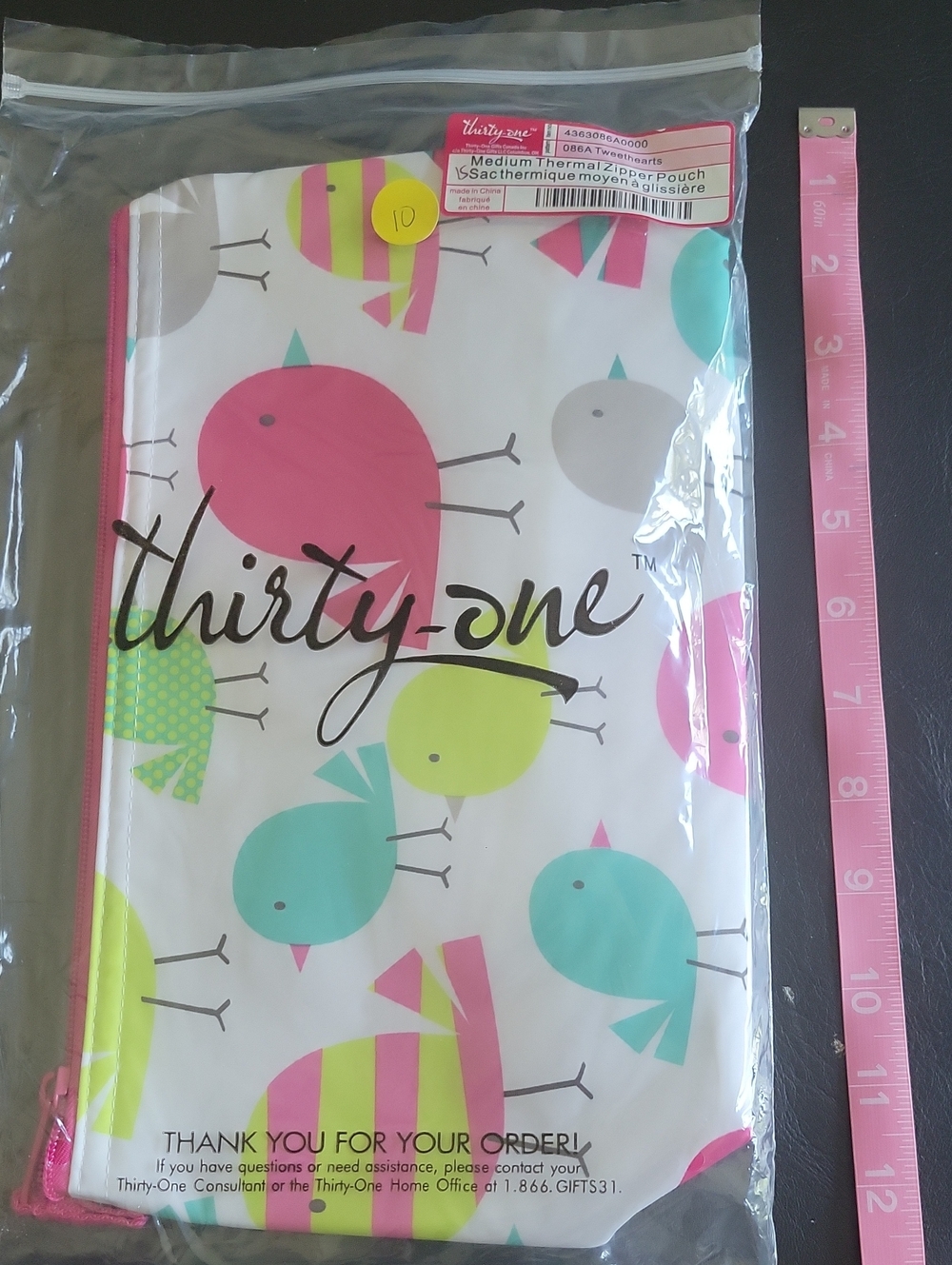 Thirty One Thermal Zipper Pouch